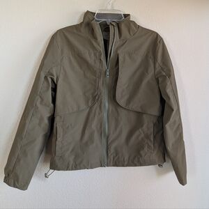 Traj3ctory Size Small Olive Green Jacket Zip Up